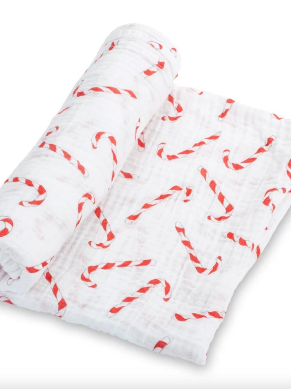 ⭐️ (NEW) Christmas Candy Cane Large Breathable Muslin Baby Swaddle